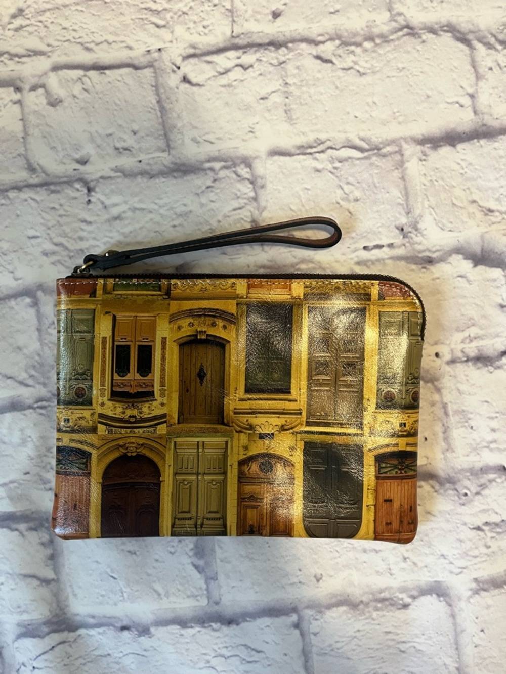 Patricia Nash wristlet print doors